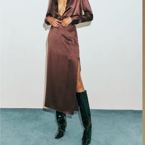 Reformation Aida Silk skirt